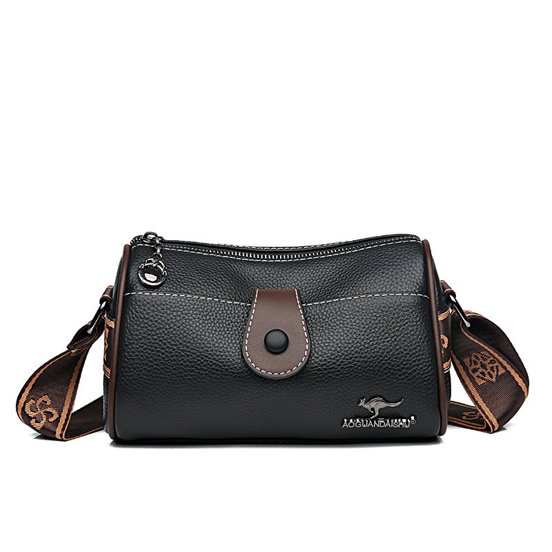 Retro Fashion Minimalist Women's Leather Crossbody Bag